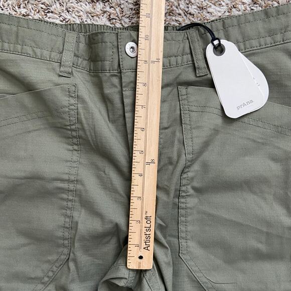 Prana Palisades Ripstop Utility Pant Womens 6 Rye Green 29" Relaxed Fit Straight - Picture 10 of 13